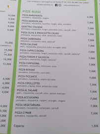 Menu du Al Mandorlo Ristorante Pizzeria à Colli al Metauro