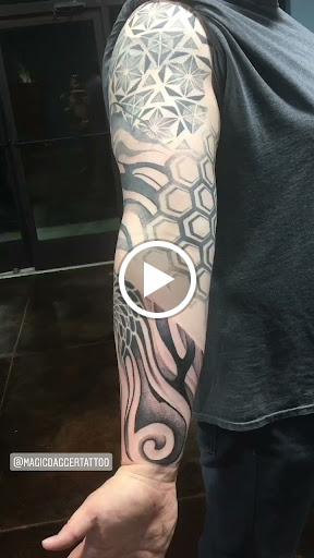 Explore king of hearts tattoo ideas, creative tattoo ideas in Asheville, available at Magic Dagger Tattoo