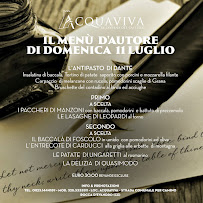 Acquaviva - La Taverna del Castello à Rocca d'Evandro menu