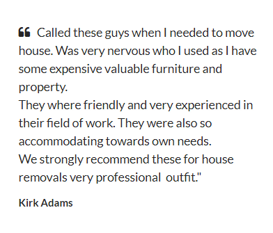 Comments and reviews of www.Removalservice4u.co.uk