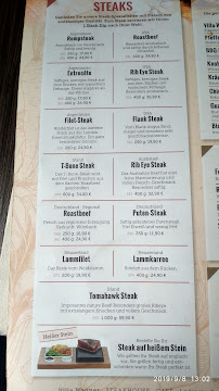 Villa Wagner à Calw menu