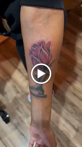 Explore crystal name tattoo ideas, creative tattoo ideas in Houston, available at MS Studios Houstons Ink Therapy