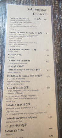 Restaurante Roots em Torres Vedras menu n° 11
