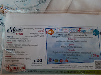 Restaurant de fruits de mer El Garagol à Marotta - menu / carte