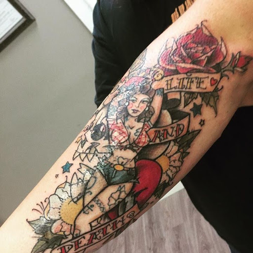 Explore to infinity and beyond tattoo ideas, creative tattoo ideas in Augusta, available at Mr. Tattoo