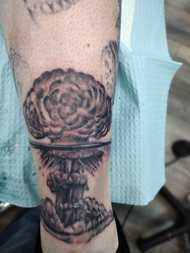 Explore gore tattoo ideas, creative tattoo ideas in Savannah, available at Black Lotus Tattoo and Piercing