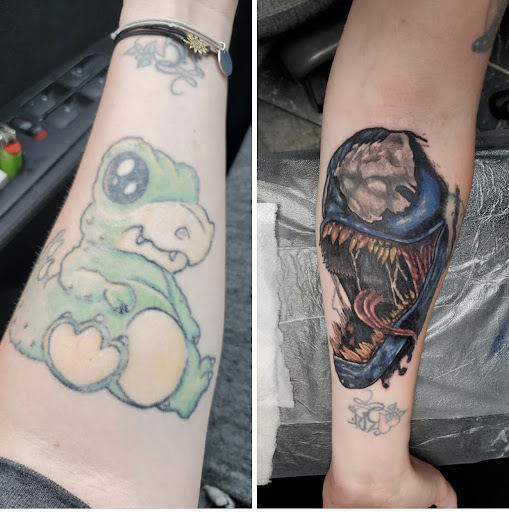 Explore ar 15 tattoo ideas, creative tattoo ideas in Macomb, available at Nevermore Tattoo Gallery