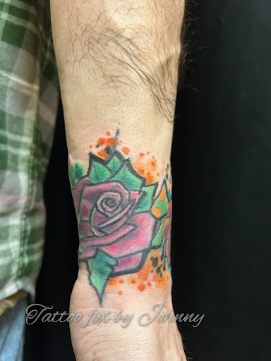 Explore fox racing tattoo ideas, creative tattoo ideas in San Tan Valley, available at Frontier Tattoo Company