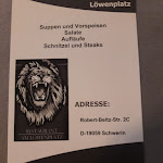 Photo n°1 de l'avis de Erik.o fait le 27/06/2017 à 19:33 sur le  Restaurant & Partyservice *Am Löwenplatz* à Schwerin