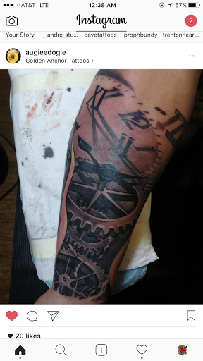 Explore grandparents tattoo ideas, creative tattoo ideas in Atlanta, available at Golden Anchor Tattoo