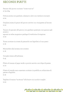 Menu / carte de Restaurant Oasis Ischia à Forio