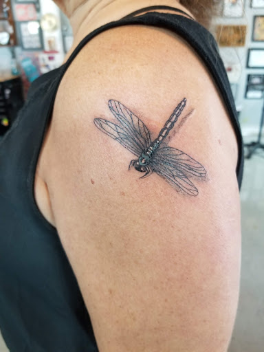 Explore moon tattoo ideas for females, creative tattoo ideas in Dunn, available at Heart and Hammer Tattoo Co.