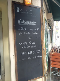 Restaurant italien OLIVIO Pizza Pasta Bar à Berlin - menu / carte