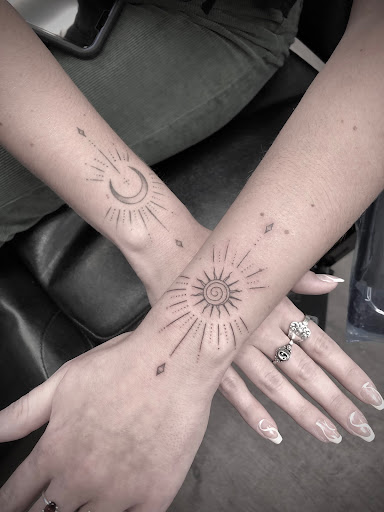 Explore coral tattoo ideas, creative tattoo ideas in Ann Arbor, available at Lucky Monkey Tattoo Parlour