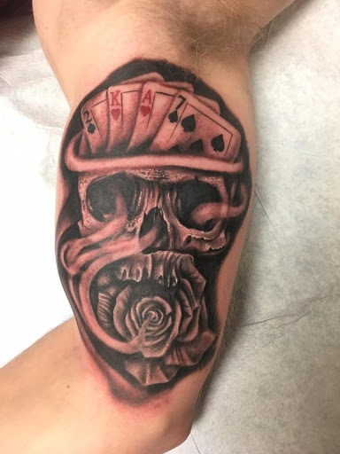 Explore tattoo ideas cartoon, creative tattoo ideas in Worcester, available at Hourglass Ink Tattoo Studio