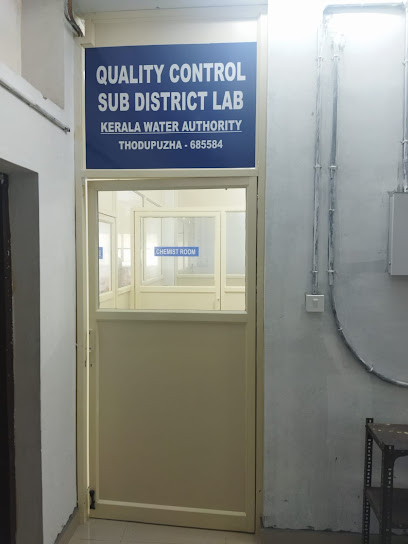 Kerala Water Authority Quality control Sub District Laboratory Thodupuzha