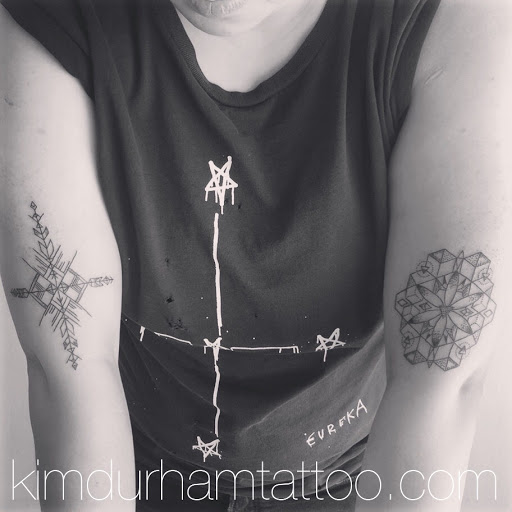 Explore ski mask tattoo ideas, creative tattoo ideas in Moab, available at Moab Tattoo