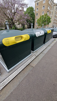 Poubelles de tri à Paris