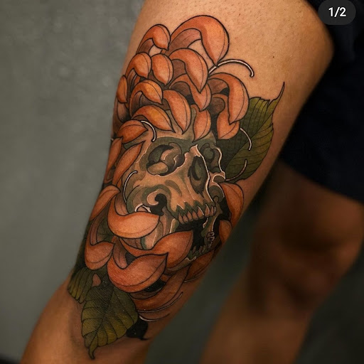 Explore bowser tattoo ideas, creative tattoo ideas in Brentwood, available at Eleven Mag Tattoo