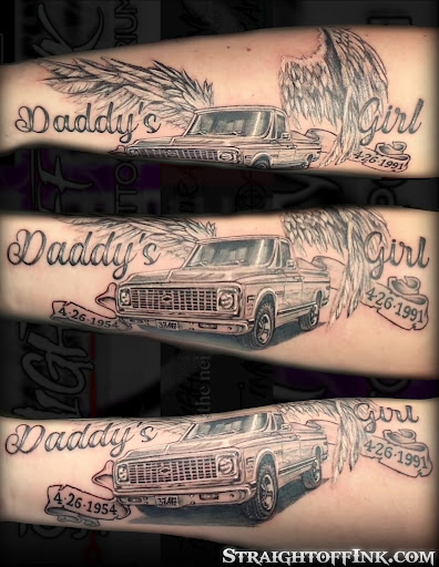 Explore mother son tattoo ideas, creative tattoo ideas in Lexington, available at Straightoff Ink Tattoo Emporium