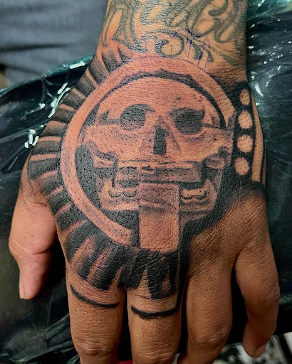 Explore badass neck tattoo ideas, creative tattoo ideas in Los Banos, available at Nasty Tattoos and Piercings