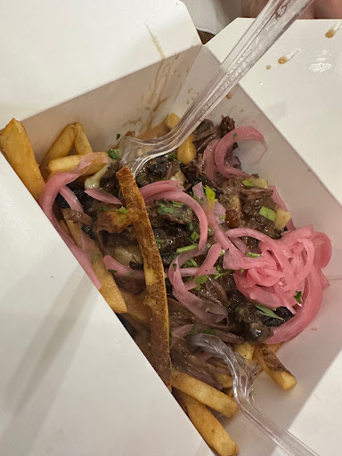 Poutine was alright with my 5 cheese curds. 