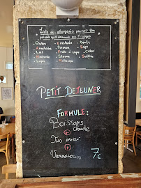 Les Mesanges à Paris menu