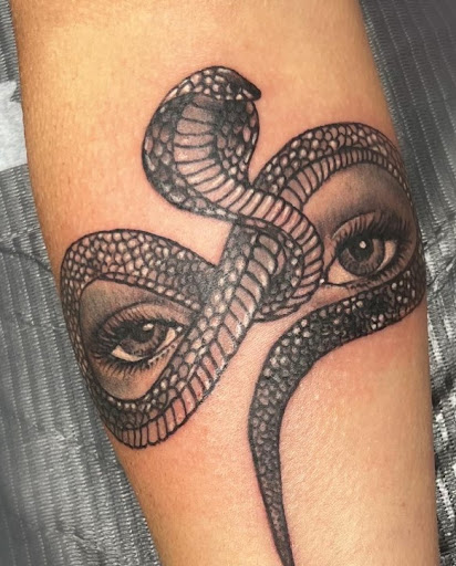 Explore tattoo ideas on thigh, creative tattoo ideas in Mesa, available at Ranger Tattoo & Piercing