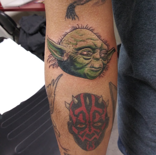 Explore cruise ship tattoo ideas, creative tattoo ideas in Morgan Hill, available at El Toro Body Shop