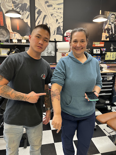 Explore name tattoo cover up ideas, creative tattoo ideas in Redmond, available at La Familia Tattoo