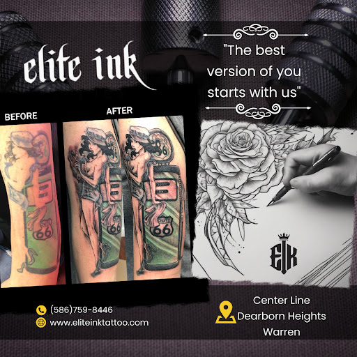 Explore domestic violence survivor tattoo ideas, creative tattoo ideas in Center Line, available at Elite Ink Tattoo Studios