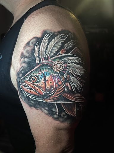 Explore tattoo sleeve ideas male, creative tattoo ideas in Eugene, available at Subdermal Art Collective Tattoo and Piercing Eugene