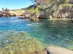 Photo de Platja de Sa Caleta entouré de montagnes