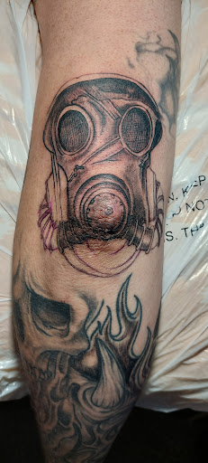 Explore bull skull tattoo ideas, creative tattoo ideas in Tecumseh, available at INKIN BS CUSTOM TATTOOS