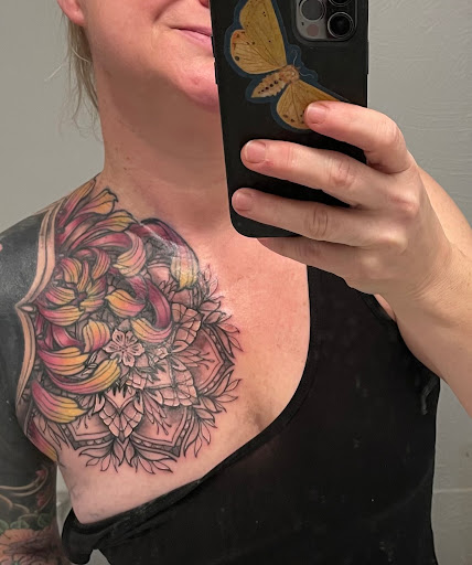 Explore pennywise tattoo ideas, creative tattoo ideas in Lopez Island, available at Soot and Bone Body Art Studio