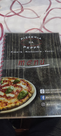 Menu / carte de Da Peppe à Plaesano
