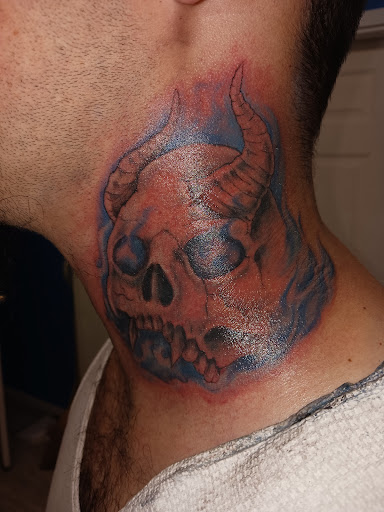 Explore black heart heart tattoo cover up ideas, creative tattoo ideas in Florence, available at Tattoo Therapy