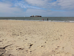 Valokuva Strand Breskensista. - suosittu paikka rentoutumisen tuntijoille