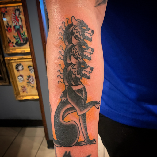 Explore triangle tattoo ideas, creative tattoo ideas in Tulsa, available at Electric Gnome Tattoo