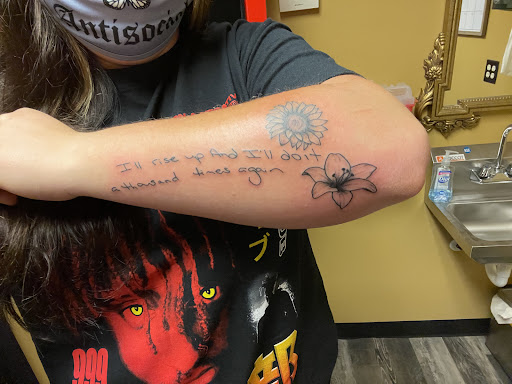 Explore phoenix tattoo ideas men, creative tattoo ideas in Warner Robins, available at Untold Pain Tattoo Studio