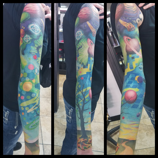 Explore inside forearm tattoo ideas, creative tattoo ideas in Colorado Springs, available at West Side Tattoo