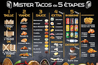 Menu du Mister Tacos Givors à Givors