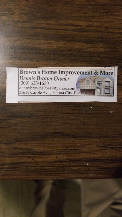 Brown's Home Improvement & More