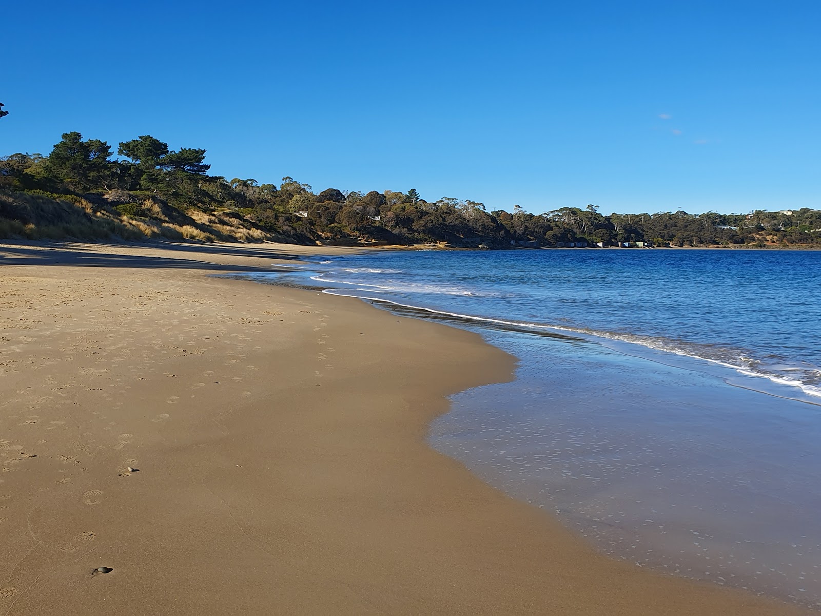 Foto de Blue Lagoon Beach con arena beige superficie