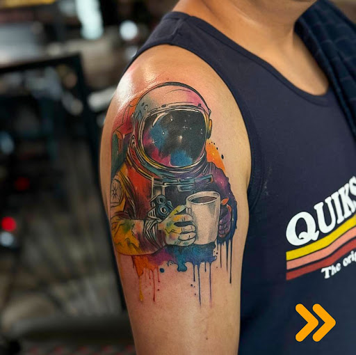 Explore morticia and gomez tattoo ideas, creative tattoo ideas in Costa Mesa, available at Cleopatra INK Tattoo & Piercing shop Orange County