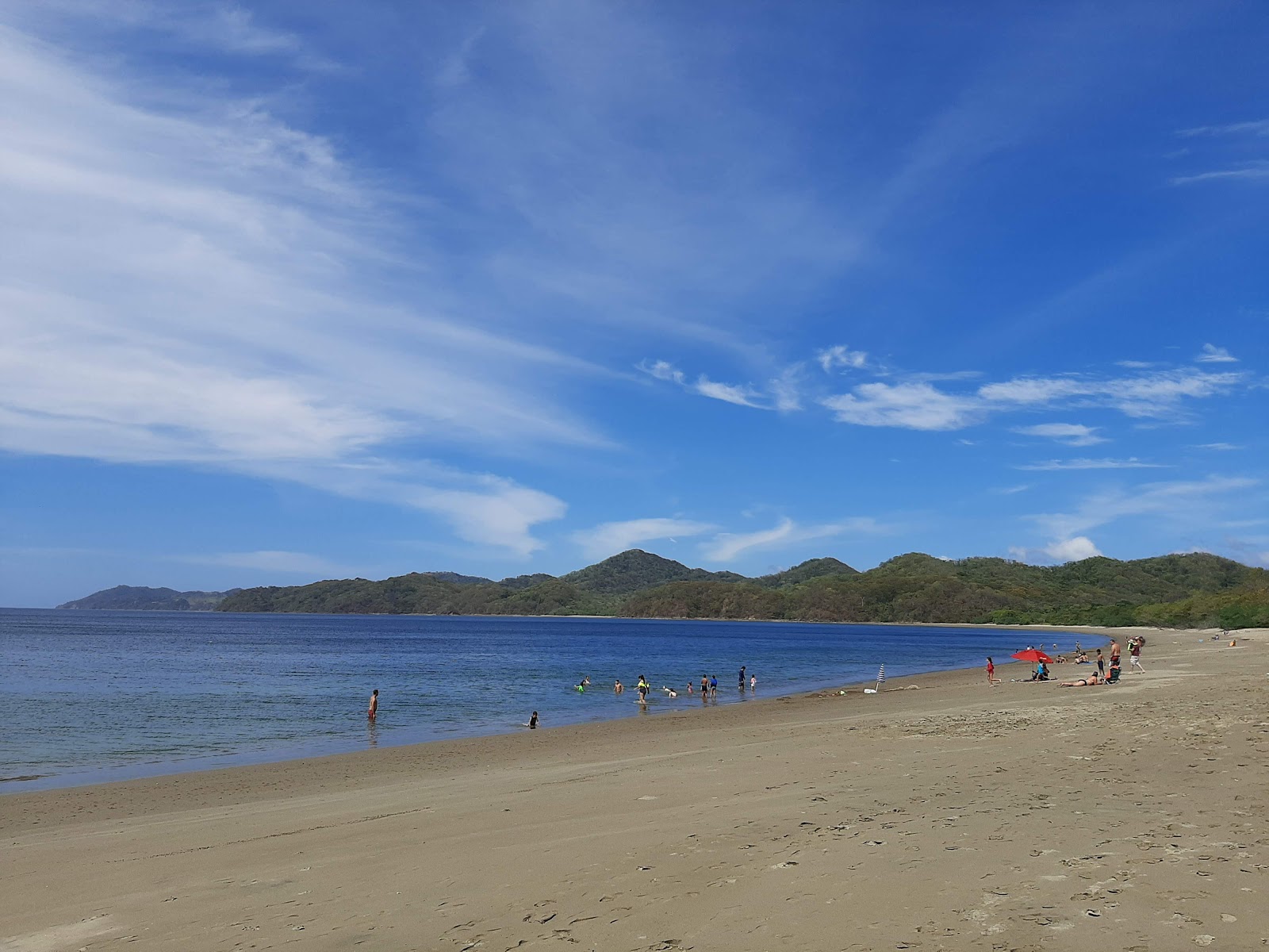 Junquillal beach的照片 带有长湾