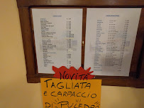 Carte du Trattoria Ca' Vecchia à Carrè