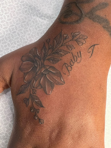 Explore chinese words tattoo ideas, creative tattoo ideas in Goose Creek, available at Red Kirin Tattoo