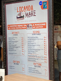 Restaurant La Locanda Del Mare à Marina di San Vito - menu / carte