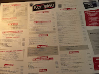 Restaurant Le Ker Bleu à Perros-Guirec menu